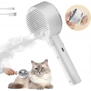 4 En 1 Chat Vapeur Brosse Antistatique Peigne De Massage Spray Pour Chats Multifonctions Brosses De Toilettage Pour Animaux De Compagnie Chats Chien Pour D&eacute;m&ecirc;ler Et Enlever Court Et Long H - Neuf