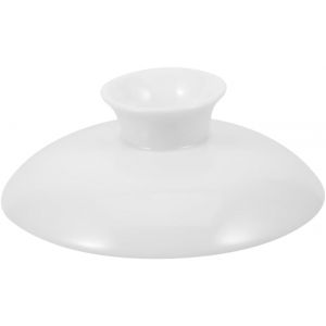 Kalanka-Couvercle En C&eacute;ramique Pour Tasse &Agrave; Th&eacute; 7,8 Cm Accessoire De Th&eacute;i&egrave;re R&eacute;utilisable La Saveur Pour Usage &Agrave; Camping Couvercle De Tasse &Agrave; Th&eacute; En Porcelaine - Neuf