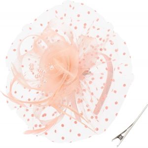 Fascinator Chapeau Plume Mariage Dames Day Bandeau Et Clip Cocktail Tea Party Chapeau Pour Fille Et Femmes.[K107] - Neuf