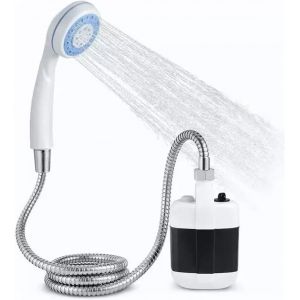 Letnerny-Douche Extérieure Portative Douche Portative D'abs Pour Le Camping Pompe De Douche De Camping Alimentée Par Batterie Électrique Pommeau De Douche Pour L'extérieur - Neuf