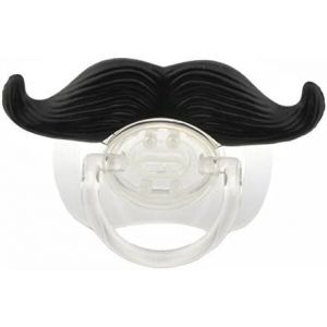 Sucette De Bébé Tétine Moustache,Tétine Sucette Humoristique Moustache - Neuf