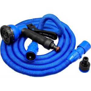 NouvelHorizonstore-Pro C2607B Tuyau Extensible &agrave; Pression d'Eau, Bleu, 7,5 M&egrave;tres - Neuf