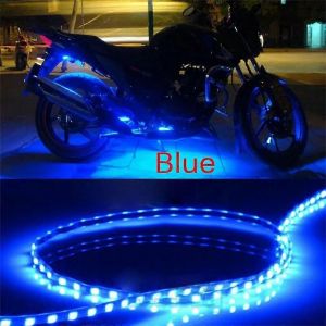 Bande LED de moteur DC 12V étanche SMD Bande lumineuse décorative de soubassement pour voiture moto Belles lumières douces décoratives - Neuf