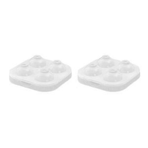 Ice Ball Maker Grand 6.5cm 3D Grande Sph&egrave;re Ronde Blanc - Neuf