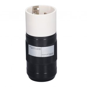 XYONG Connecteur male a verrouillage par rotation 50 A pour generateur, 3 broches, 3 poles, 4 fils, NEMA SS2-50P, 125 V, 250 V CA - Neuf