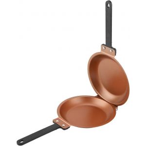 Chenquansarl-Polefriredoubleface19cmdoublegrillpanpolecrpesantiadhsiveenfontedeferpolerpourpaingrillufspancakespolecuisinemaison - Neuf