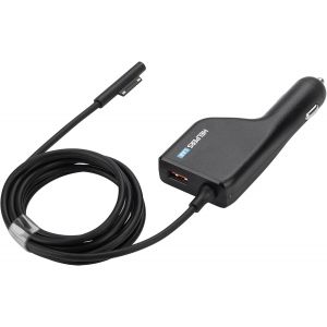 Chargeur de Voiture Surface 102W 65W 44W 15V Alimentation pour Microsoft Surface Pro 11/10/9/8/Pro 7/7+/Pro 6/Pro 5/Pro 4/3/X, Surface Laptop 7/6/5/4/3/2, Surface Go 4/3/2/1, Surface Book 3/2/1 - Neuf