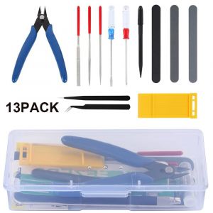 Kit d'outils pour mod&eacute;listes Gundam - Kit de 13 pi&egrave;ces pour d&eacute;butants et experts - Neuf