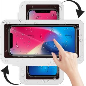 Kal-Support De Téléphone De Douche Rotatif À 360° Pour Salle De Bain Étanche Avec Écran Tactile - Neuf