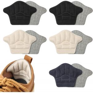 Kalanka-5 Paires Coussinets De Talon Coussinet Chaussure Trop Grande, Coussinet Talon Confortable Anti-Ampoules Pour Hommes Et Femmes Coussinets Auto-Adh&eacute;sifs R&eacute;glables Pour Chaussures Trop Grandes - Neuf