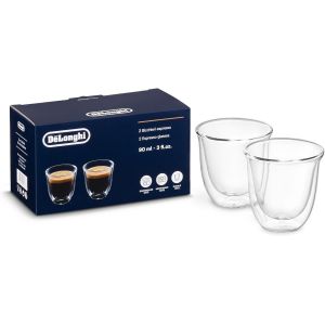 Delonghi Espresso 2Er Doppelwandiges Thermoglas - Neuf