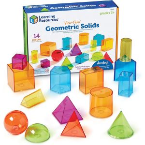 View-Thru Geometric Solids Learning Resources - Neuf