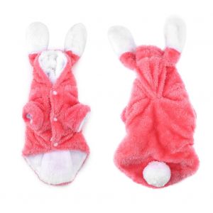 Hjlian Vetements D'hiver Chauds Pour Chiens Et Chats, Sweat A Capuche, Costume De Vacances, Pyjama, Tenue Pour Chiot, Manteau, Taille L - Neuf