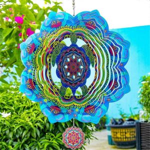 12 pouces Wind Spinners ext&eacute;rieur,Wind Spinner Garden Decor,baleine - Neuf