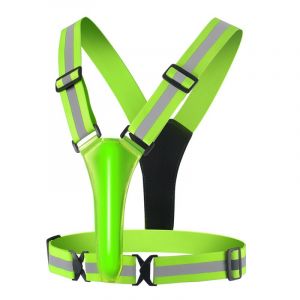 Usb Rechargeable Led Veste De Running Avec Indicateur De Sécurité Et De Réflexion De La Ceinture, Gilet De Course Avec 3 Modes D'éclairage De 360° D'angle De Faisceau, Pour Les Sports De Plein Air - Neuf