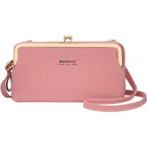 KALANKA-Femme Pochette Téléphone Portable Petit Bandoulière Sac à Main Sacs Bandoulière Mini Cuir PU Sac Téléphone Portable Femme Porte-Carte Bandoulière Portefeuille Pochette avec Réglables Bandouli - Neuf