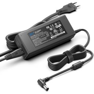 90W Adaptateur Chargeur 19,5V pour Sony Bravia TV KDL-32 KDL-40 KDL-55 KDL-42 KDL48 Sony Vaio pcg71811m pcg7121m W600B W650A W674A W700B W800B KDL48W600B Alimentation Secteur - Neuf