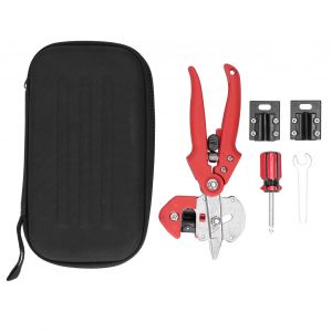 HJLIAN Ensemble d'outils de greffage de jardin, ciseaux de coupe de branches d'arbres, secateur, fournitures professionnelles pour jardiniers, rouge - Neuf