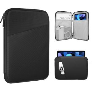 8-9 Pouces Housse de Tablette pour Nouvel iPad Mini 7 (A17 Pro, 2024), iPad Mini 6 (8.3-inch, 2021), iPad Mini 5/4/3/2/1, Sac de Protection Portable pour iPad Mini, Noir - Neuf