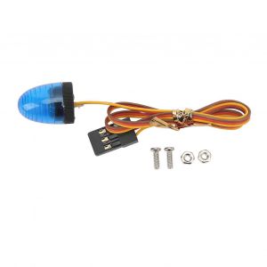 RC Police Lumi&egrave;re Ronde Simulation Ultra Lumineux RC Voiture LED Lumi&egrave;re de Police 13x17mm pour 1:10 RC Police Pompier Voiture Bleu - Neuf