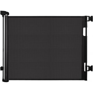Barrière De Sécurité Rétractable Pour Bébé Et Animaux Chiens,Extensible De 0-180cm,Porte De Sécurité Pour Escaliers,Couloirs Et Portes-Utilisation Intérieure Et Extérieure Noir - Neuf
