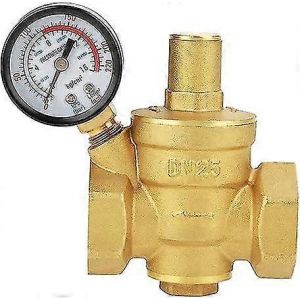 R&eacute;gulateur de pression en laiton DN25, soupape de s&eacute;curit&eacute;, r&eacute;gulateur de pression d'eau r&eacute;glable - Neuf