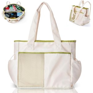 Ulteronixshop-Grand Sac Isotherme Souple &Eacute;tanche Avec 12hs Conservation Du Froid, Sac Fourre-Tout Pliable Portable Avec Plusieurs Poches, Id&eacute;al Pour Plage, Pique-Nique, Camping, Voyage Pour Homme Fem - Neuf