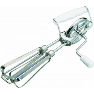 Kalanka-- Batteur Manuel &Agrave; Manivelle, Acier Inoxydable/Plastique, 25 Cm - Neuf