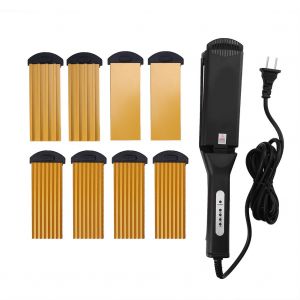 Fer A Lisser Et Boucler Interchangeable 4 En 1, Fer Plat, Plaque Ondulee En Fer A Mais - Neuf