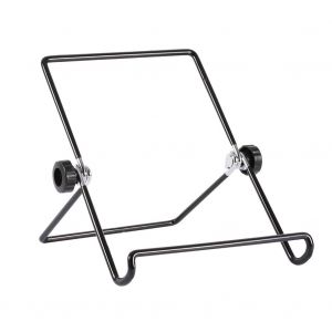 Support multi-angle reglable, pliable et antiderapant en metal pour tablette iPad grande taille - Neuf