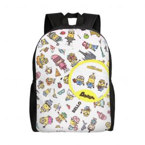 Sac &agrave; dos Minions pour adolescent, cartable en toile, unisexe, HXN1719 - Neuf
