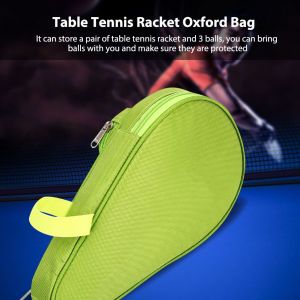 Housse De Protection Oxford Pour Raquette De Ping-Pong (Vert) - Neuf