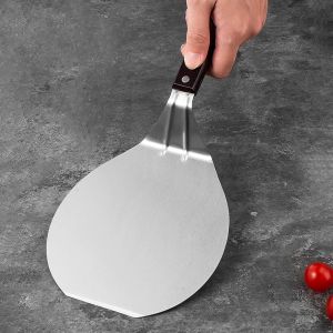 Pelle À Pizza En Métal, Pelle À Pizza En Acier Inoxydable, Pelle À Pizza Légère Avec Long Manche, Pelle À Pizza Légère En Acier Inoxydable, Accessoires De Four À Pizza Pour Retourner La Peau - Neuf