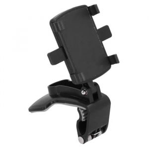 Support De T&eacute;l&eacute;phone - Omabeta - Universel - Fixation R&eacute;troviseur - Pivote &Agrave; 360&deg; - Abs Noir - Neuf