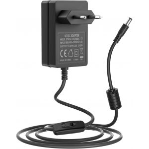 Adaptateur 12V, Alimentation 12V Dc 1A 2A Pour Routeur Sans Fil Netgear N300 N600 Linksys E2500 E3200 E4200 Ea3500 Ea4500 Ea6500 Cm302 Wrt54Gs Routeur Wifi Motorola Surfboard Sb6190 Sbg6400[Z2802] - Neuf