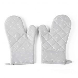Four &Agrave; Micro-Ondes &Agrave; Gants Gris Pour Barbecue Gants De Cuisine R&eacute;sistant &Agrave; La Chaleur De La Cuisine Des Mitaines De Cuisine Pour La Cuisson Et Les Hot Pots - Neuf