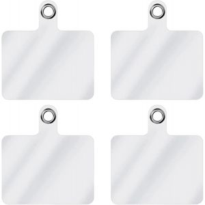 KAL-X Patchs De Remplacement Universel Por Tour De Cou Telephone [Transparent] Accessoire De Bandouliere Cordon Pour Telephone Portable Holder Porte Pochette Laniere Collier Corde Attache Chaine - Neuf
