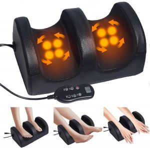 Le Shiatsu Pied Et Du Mollet Masseur Avec Chaleur Pour Le Soulagement De La Douleur, Le Massage Profond Des Tissus, Contr&ocirc;le &Agrave; Distance, Id&eacute;al Pour La Fasciite Plantaire Et La Neuropathie - Neuf