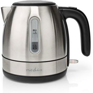 Kawk300Eal Bouilloire &Eacute;lectrique - Design &Eacute;l&eacute;gant En Acier Inoxydable - Capacit&eacute; De 1 L, Filtre Anti-Calcaire, Socle Tournant Sans Fil &Agrave; 360&deg; Et Protection Contre La Marche &Agrave; Sec - Aluminium - Neuf