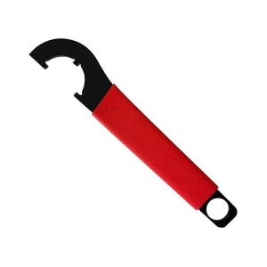 Clé à écrou crénelé 1 1/4 avec poignée sans caoutchouc,clé à molette à molette outil tampon tube contre-écrou - Neuf