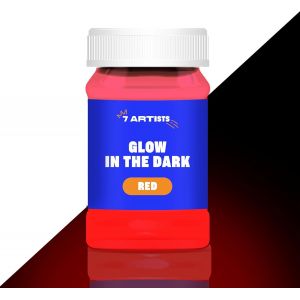 Chenquansarl-Peinture Phosphorescente Rouge 100 Ml Peinture Fluorescente Dans Le Noir | Peinture Fluo | Vernis Phosphorescent | Peinture Uv | Peinture Acrylique Phosphorescente | Fluorescent Peinture - Neuf