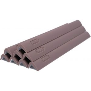 Protections De Bord Et D'angle,Paquet De 0,8 Pi * 8,Protections D'angle En Silicone De Qualit&eacute; Alimentaire Pour La Protection Des B&eacute;b&eacute;s (Marron) - Neuf