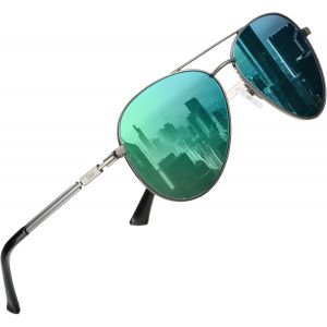 Nouveau Design Lunettes De Soleil Classique R&eacute;tro Style Lunettes De Soleil Polaris&eacute;es En Miroir Filtre Cat&eacute;gorie 3 Ce 3025k - Neuf