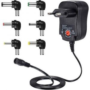 Adaptateur D'alimentation Universel 12 W 3 V, 4,5 V, 5 V, 6 V, 7,5 V, 9 V Et 12 V - Neuf