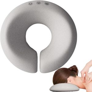 Ulteronixshop-Oreiller De Massage Face Verrs Le Bas, Oreiller Facial De Spa Avec Trou, Oreiller De Massage Pour Le Visage, Appui-T&ecirc;te En Forme De U, Pour Le Visage - Pour Salon, Bureau, Table (Gris) - Neuf
