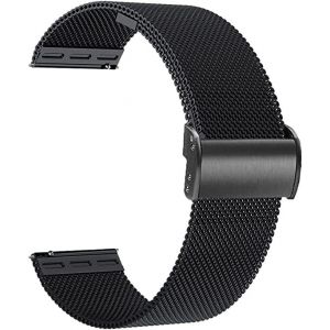 Kal-Bracelet De Montre De Rechange En Acier Inoxydable Avec Fermeture Magn&eacute;tique - 16 Mm/18 Mm/20 Mm/22 Mm - Pour Homme Et Femme - Neuf