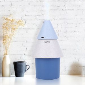 Hjlian Humidificateur Usb Pour Bureau, Mini Purificateur D'air, Atomiseur Domestique, Forme D'arbre?- Bleu - Neuf