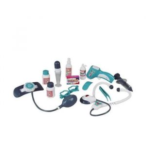Docteur - infirmiere - veterinaire Trousse medicale avec accessoires Jugatoys 29 x 27 x 7,5 cm Lumieres - Neuf