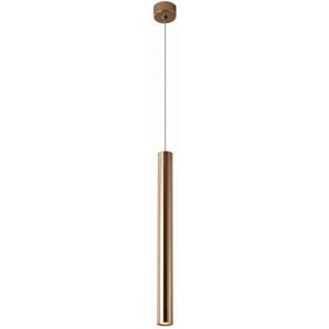 Kal-Lampe À Suspension Led Créative Moderne Comptoir De Barre D'or Projecteur Cylindrique Long Tube Pendentif Plafonnier Réglable En Hauteur Lustre Pour Éclairage D'île De Cuisine-White Light-6000k - Neuf