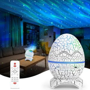 Projecteur De Ciel Étoilé À Led, Projecteur De Planétarium Galactique Avec Télécommande, Veilleuse Aurora Avec Haut-Parleur Bluetooth, Effet Aurora, Bruit Blanc Et Étoiles - Neuf